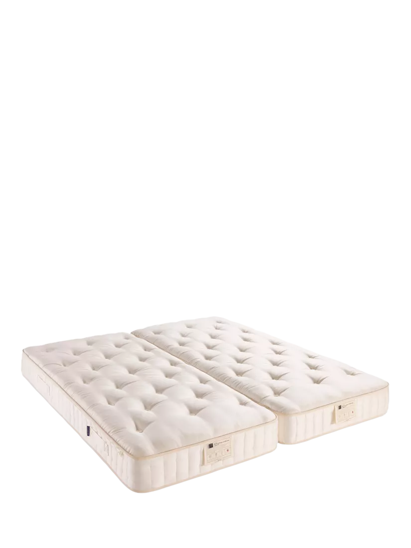 John Lewis British Natural Collection Linen 3250 Zip Link, Firmer Tension, Super King Size