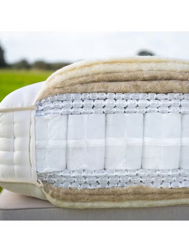 John Lewis British Natural Collection Cotswold 19000 Mattress, Firmer Tension, Double