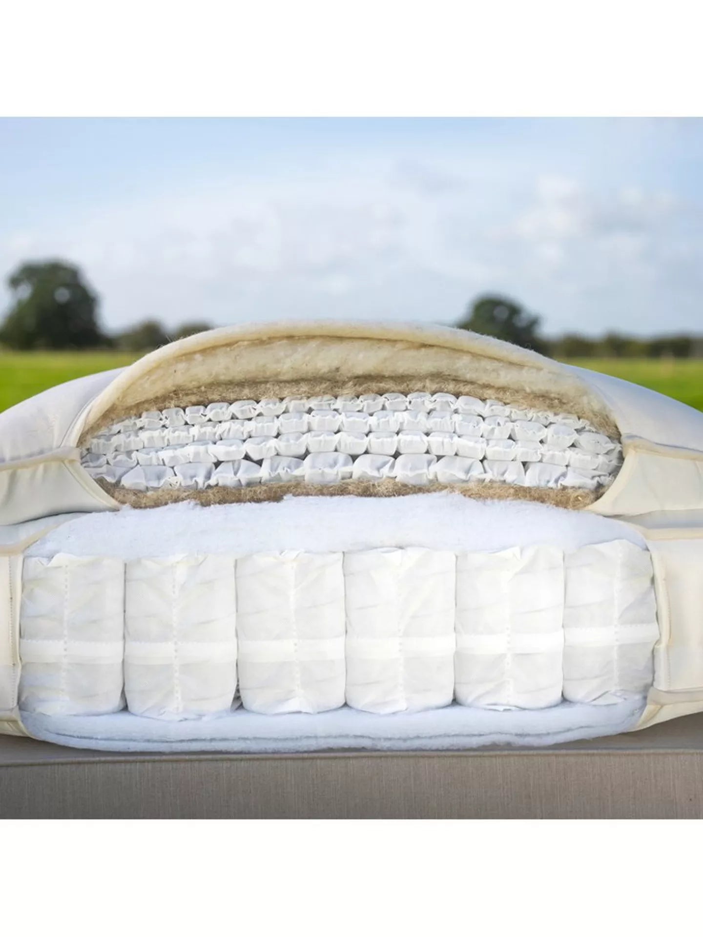 John Lewis British Natural Collection Cotswold Pillowtop 10250 Mattress, Regular Tension, Super King Size