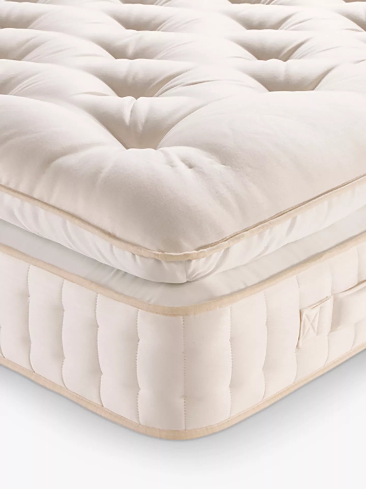 John Lewis British Natural Collection Cotswold Pillowtop 10250 Mattress, Regular Tension, Super King Size