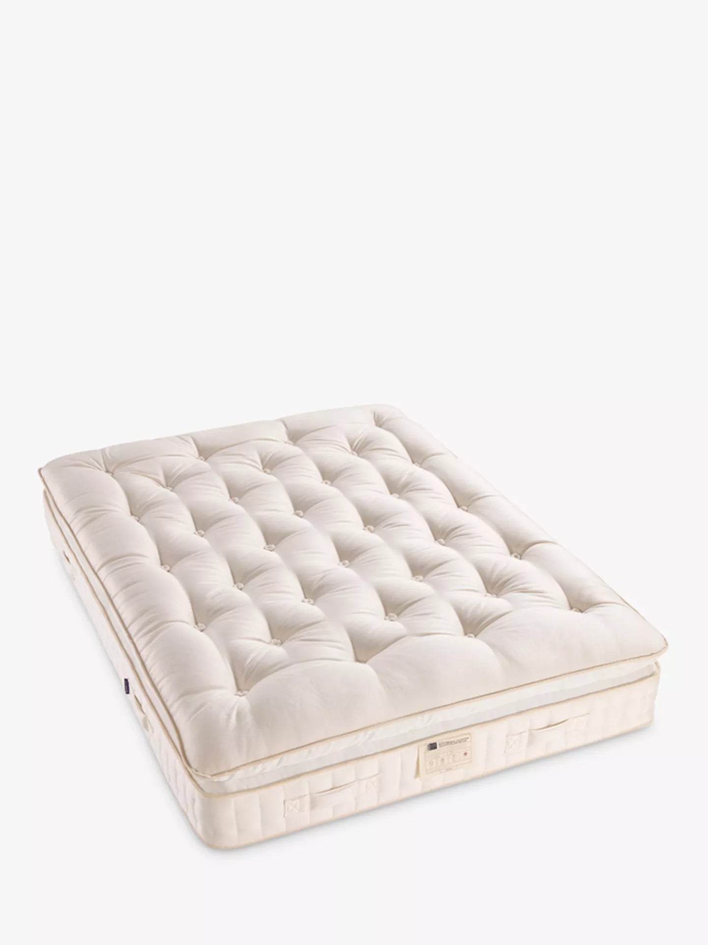 John Lewis British Natural Collection Cotswold Pillowtop 10250 Mattress, Regular Tension, Super King Size