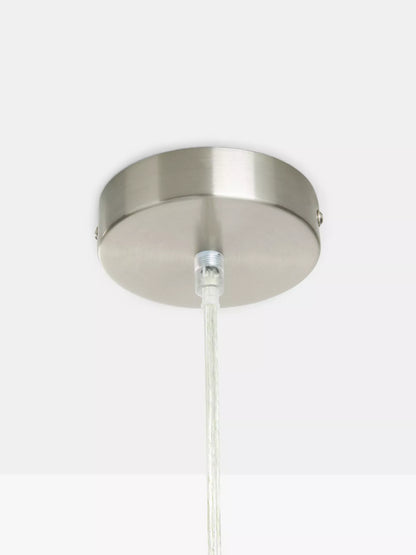 John Lewis Harmony XL Ribbon Ceiling Light, Grey