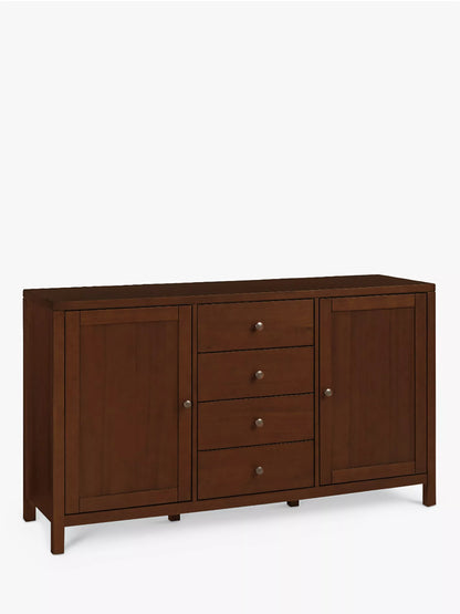 John Lewis Medan Wide Sideboard, Dark Stain