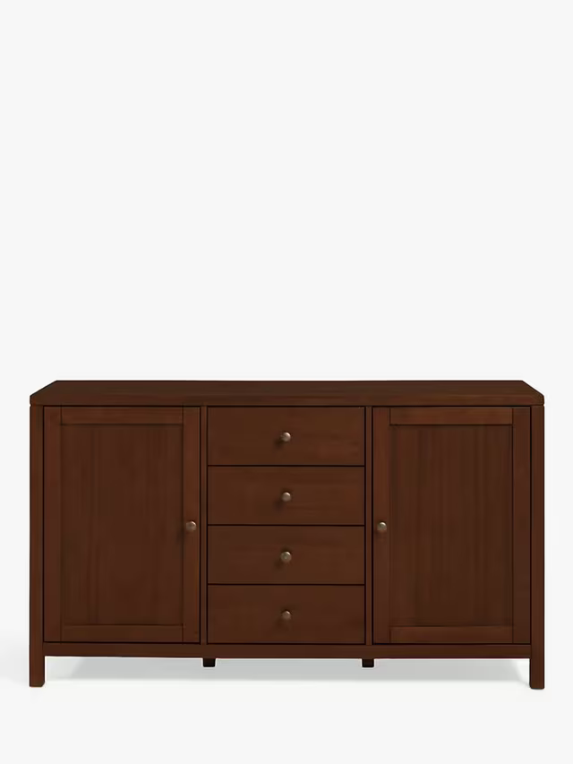 John Lewis Medan Wide Sideboard, Dark Stain