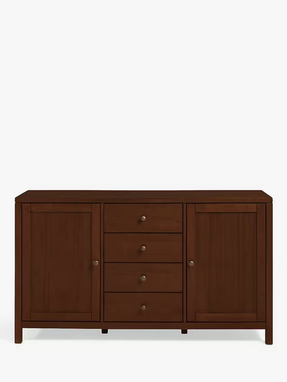 John Lewis Medan Wide Sideboard, Dark Stain