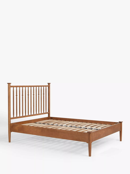 John Lewis Edwin Bed Frame, Double, Stained Oak