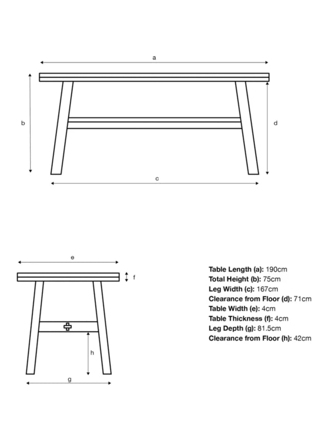 John Lewis Burford Rectangular Garden Dining Table, 190cm, FSC-Certified (Acacia Wood), Natural