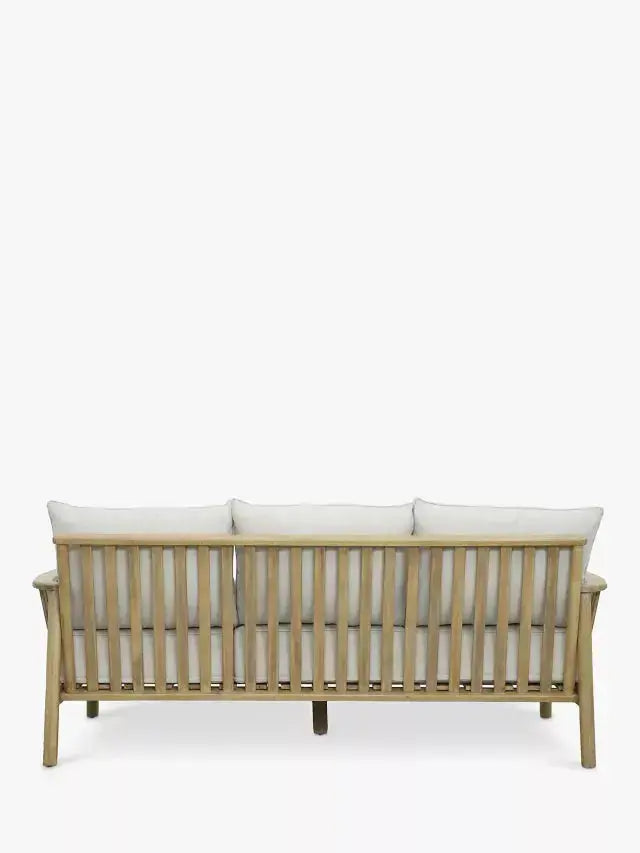 John Lewis Boardwalk 3-Seater Garden Sofa, FSC-Certified Acacia Wood Natural