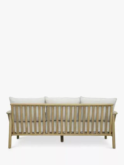 John Lewis Boardwalk 3-Seater Garden Sofa, FSC-Certified Acacia Wood Natural