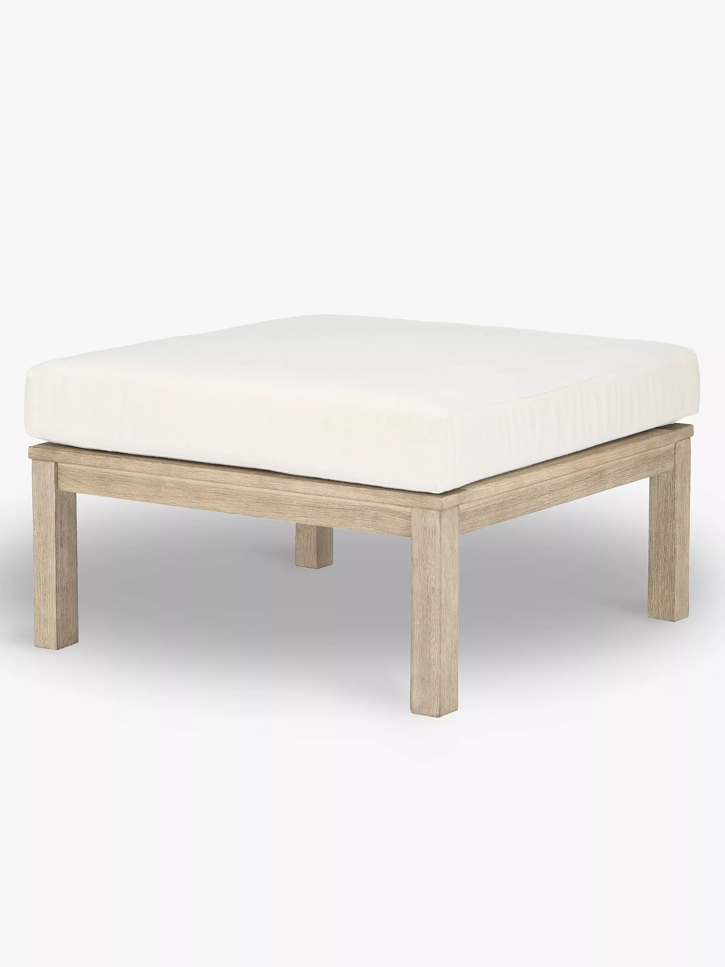 John Lewis St Ives Garden Coffee Table / Foot Stool, FSC-Certified (Eucalyptus Wood), Natural