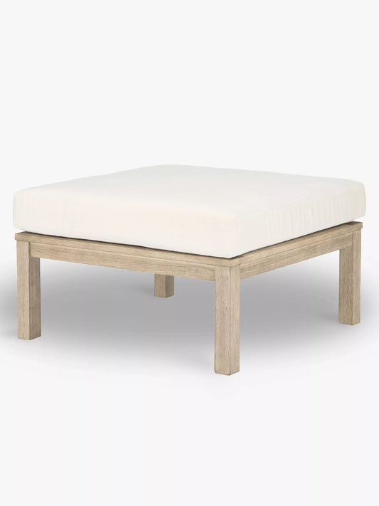 John Lewis St Ives Garden Coffee Table / Foot Stool, FSC-Certified (Eucalyptus Wood), Natural