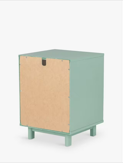 John Lewis Format 1 Drawer Bedside Table, Light Green