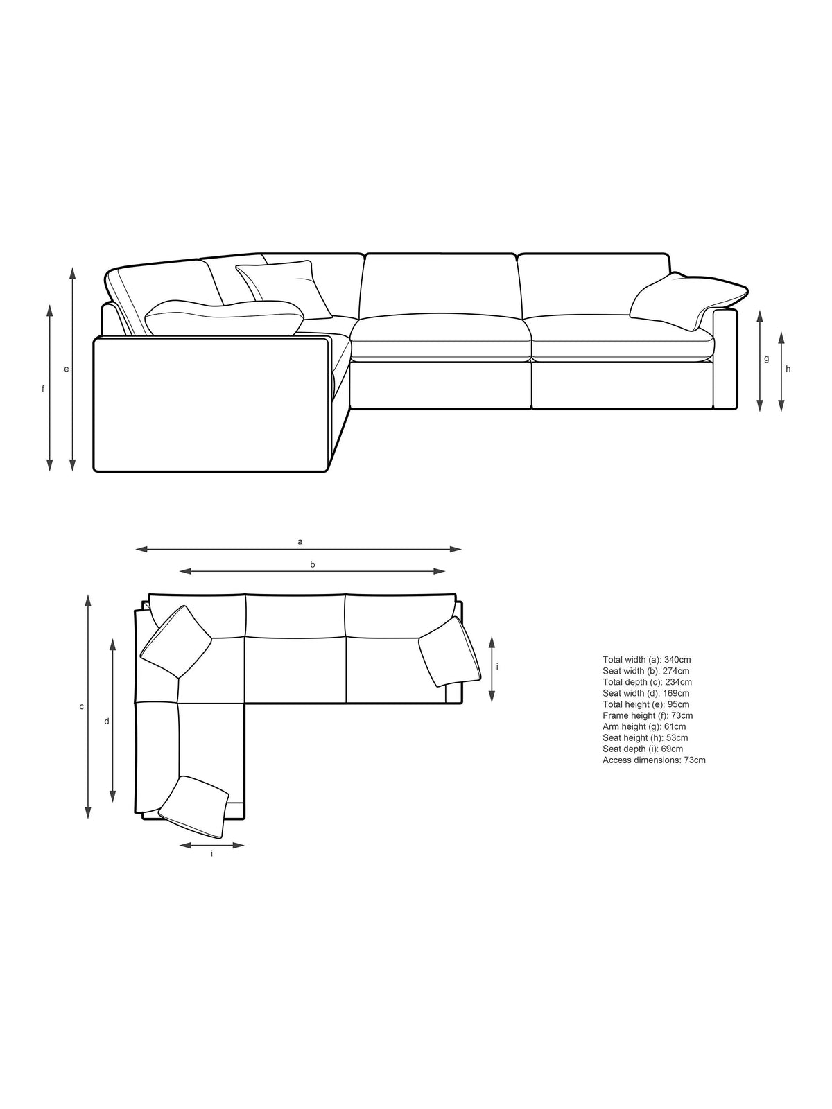 John Lewis Mellow LHF Corner Sofa  Plush Velvet Paprika Easy Clean