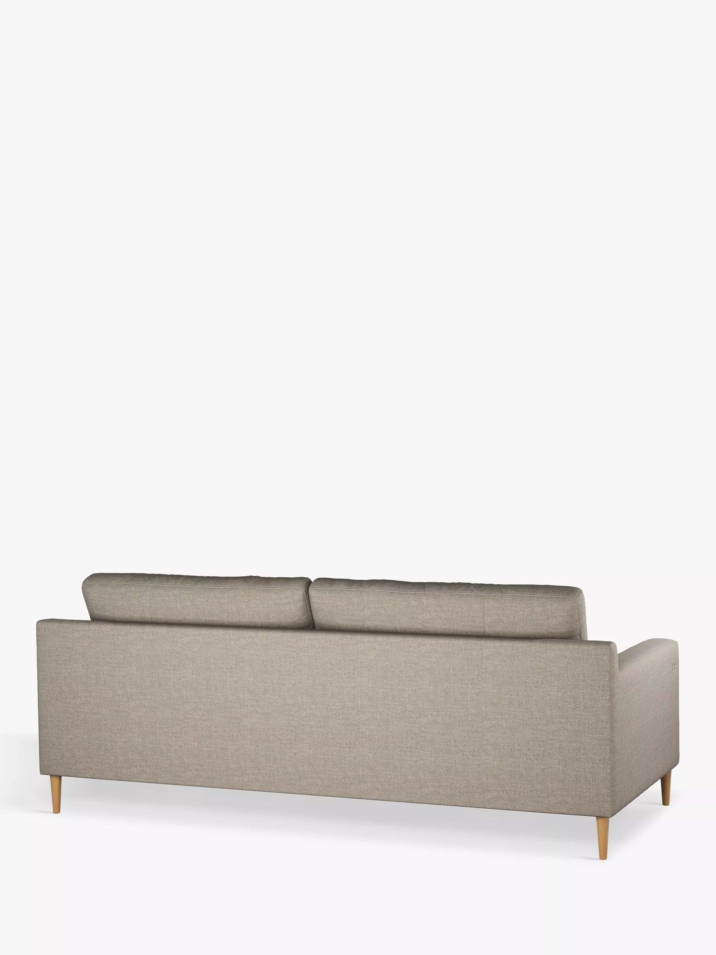 John Lewis Draper II Large 3 Seater Motion Sofa, Light Leg, Aquaclean Aston Natural