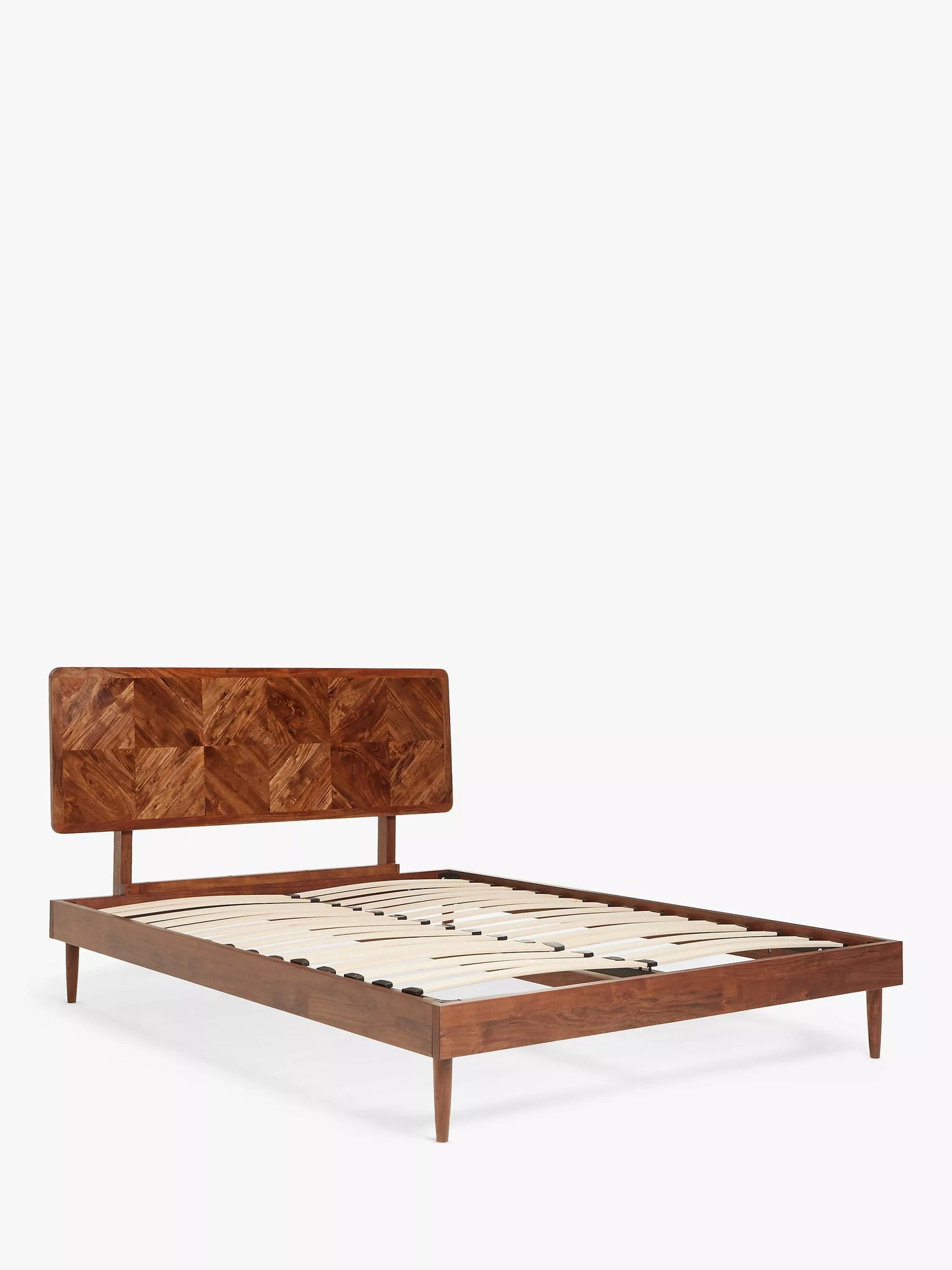 Swoon John Lewis + Swoon Franklin Bed Frame, Double, Dark Brown