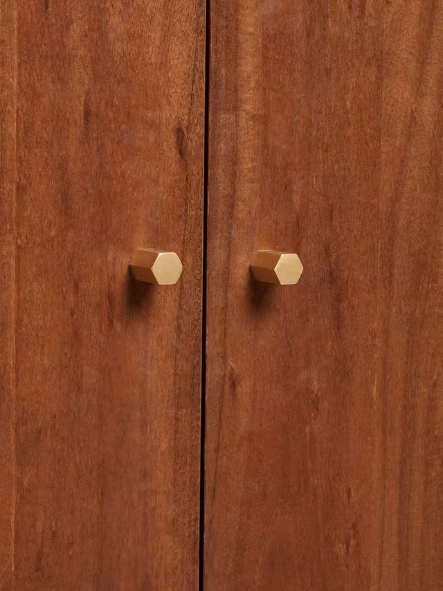 Swoon John Lewis + Swoon Franklin 2 Drawer Wardrobe, Dark Brown