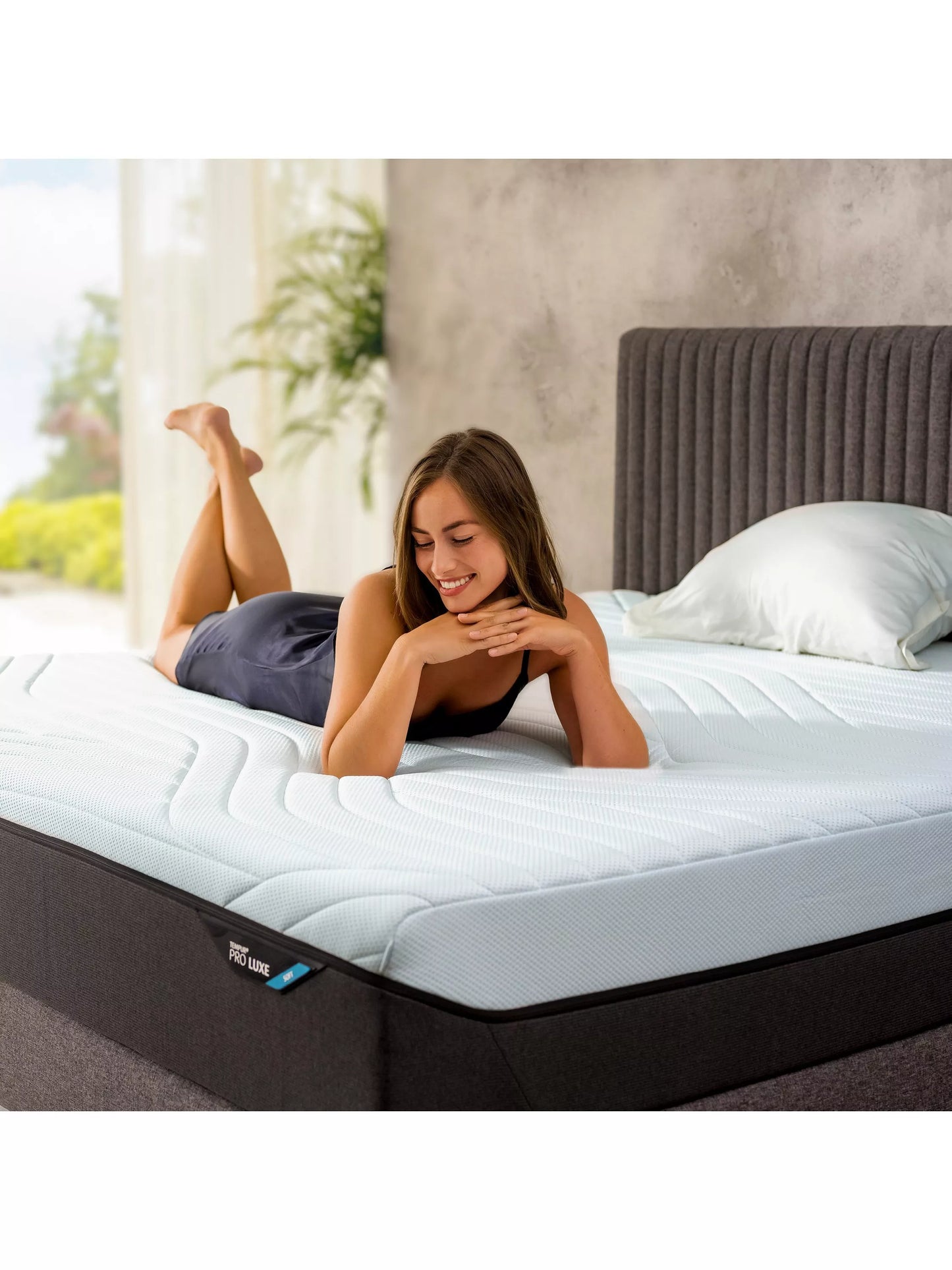 TEMPUR Pro® Luxe CoolQuilt Memory Foam Mattress Firm Tension Super King Size
