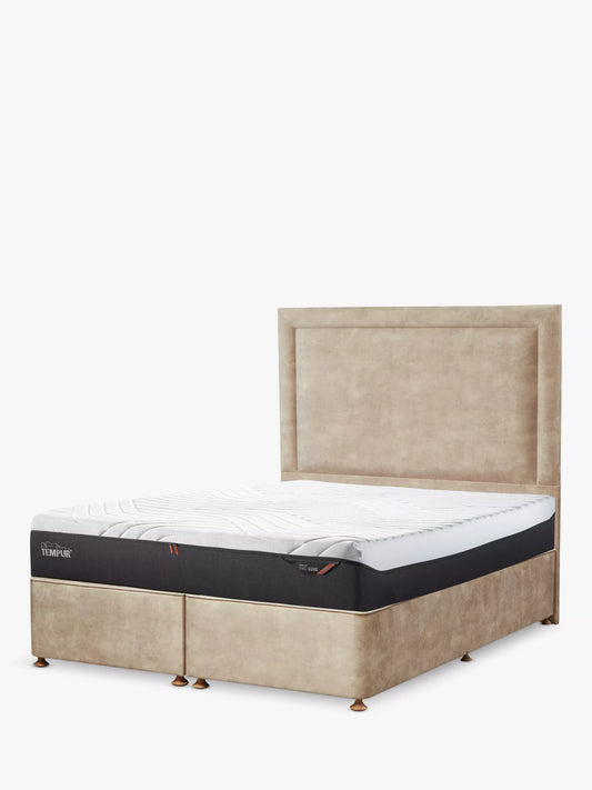 TEMPUR® Southwold Full Depth Upholstered Headboard, Double, Stone