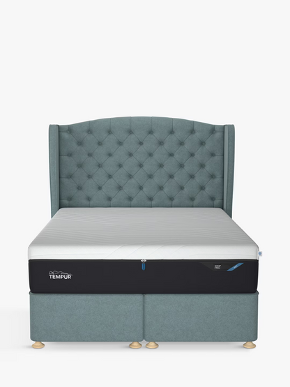 TEMPUR® Suffolk Continental 4 Drawer Divan Base, Super King Size, Teal