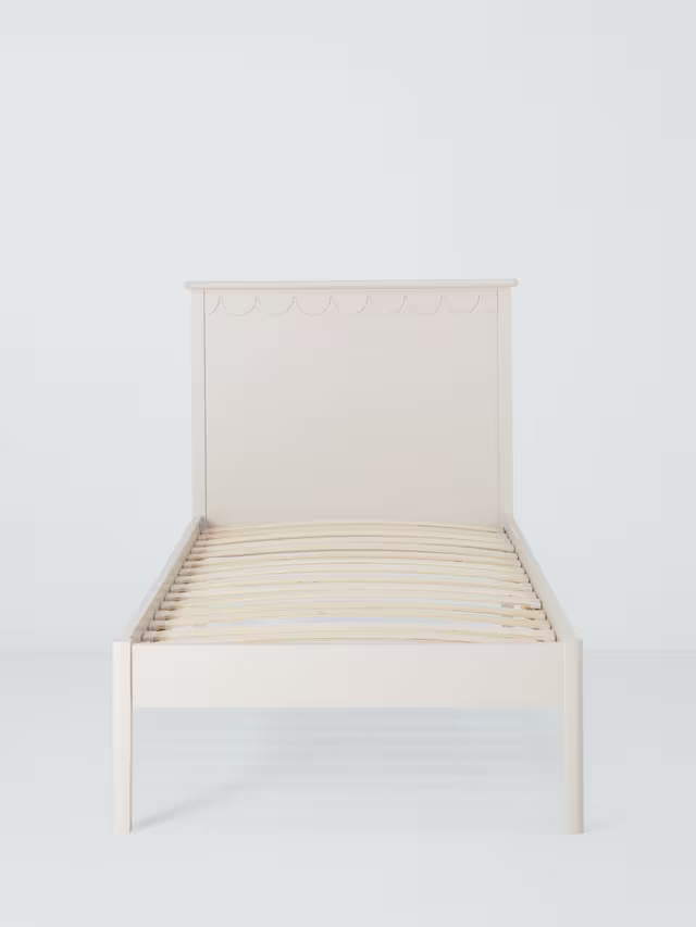John Lewis ANYDAY Hem Bed Frame, Single, Natural Greige