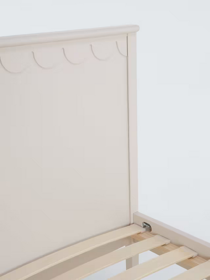 John Lewis ANYDAY Hem Bed Frame, Single, Natural Greige
