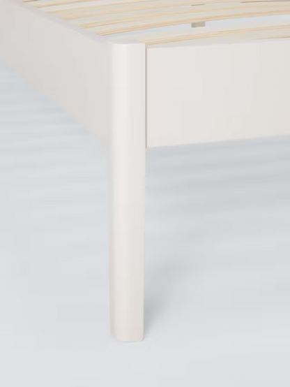 John Lewis ANYDAY Hem Bed Frame, Single, Natural Greige
