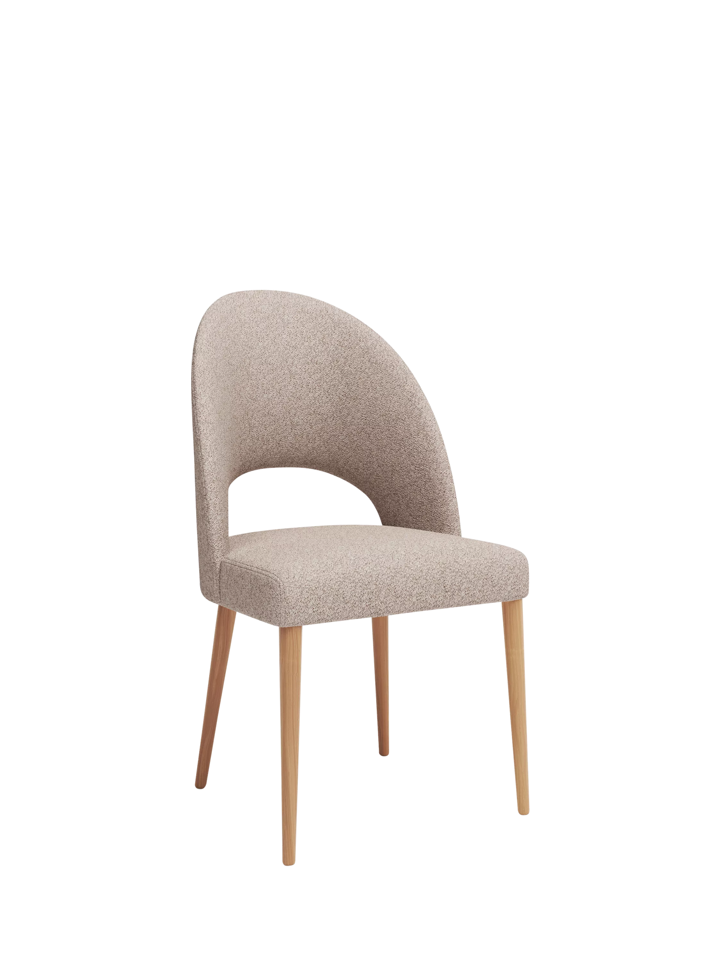 John Lewis Moritz II Dining Chair, Oak Leg, Natural Oat