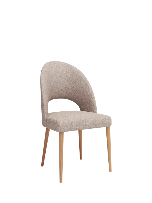 John Lewis Moritz II Dining Chair, Oak Leg, Natural Oat