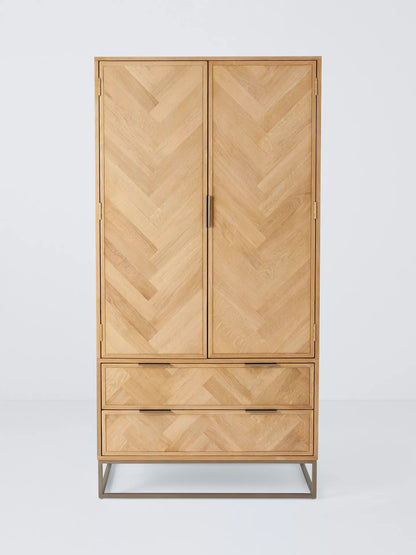 John Lewis Estate Double Wardrobe Oak