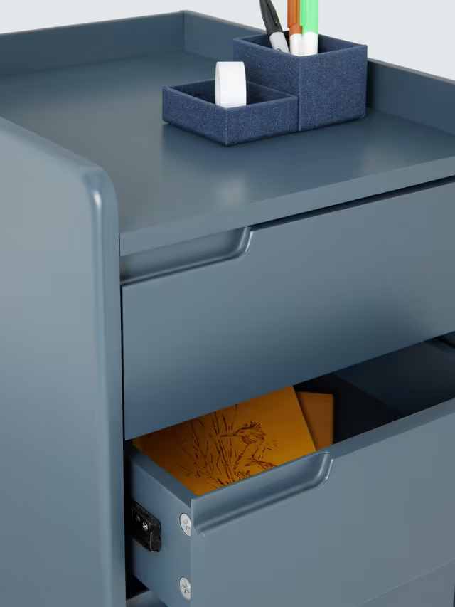 John Lewis Format Drawer Unit, Blue