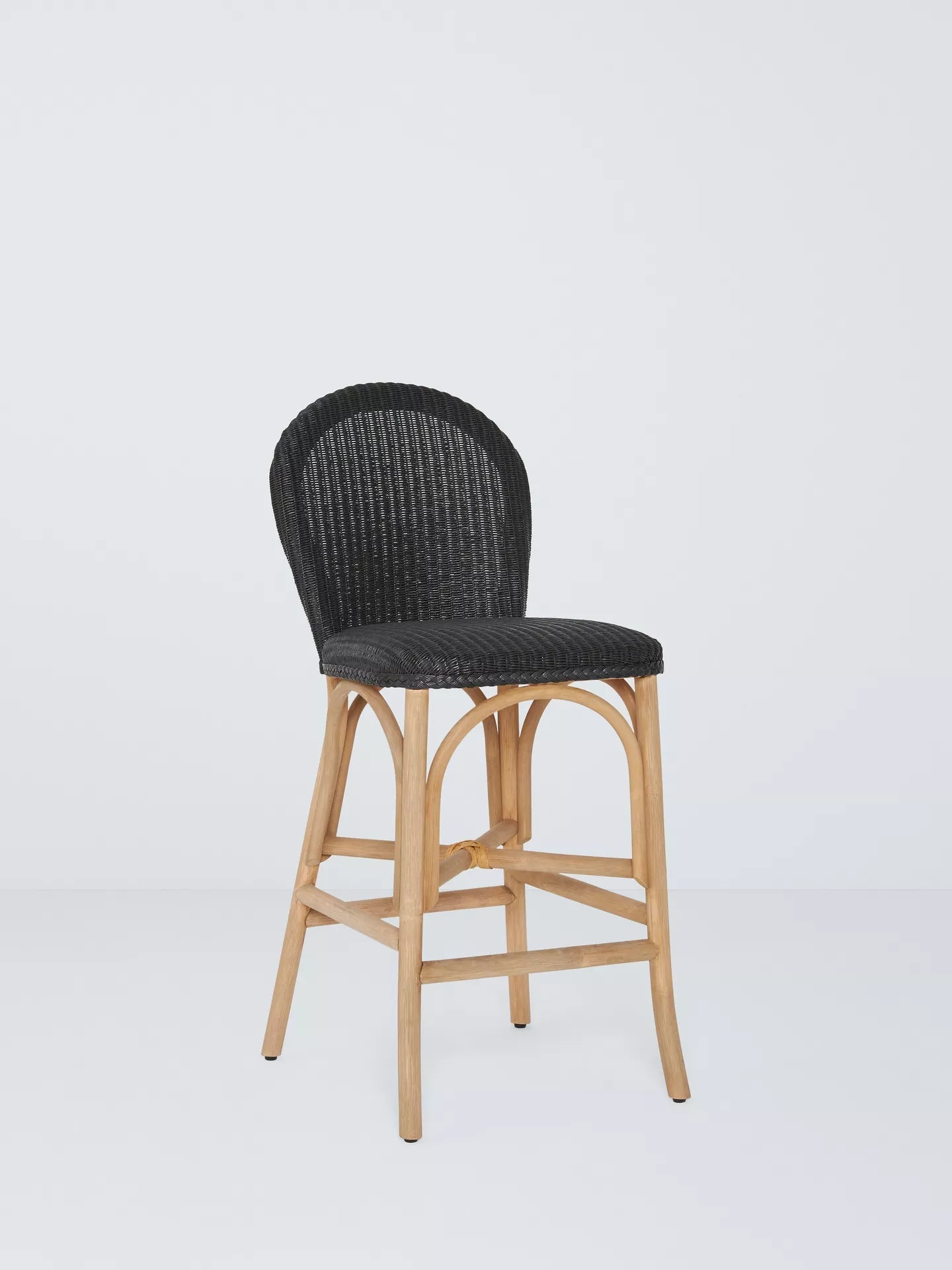 John Lewis Woven Cane Bar Stool, Sage/Natural