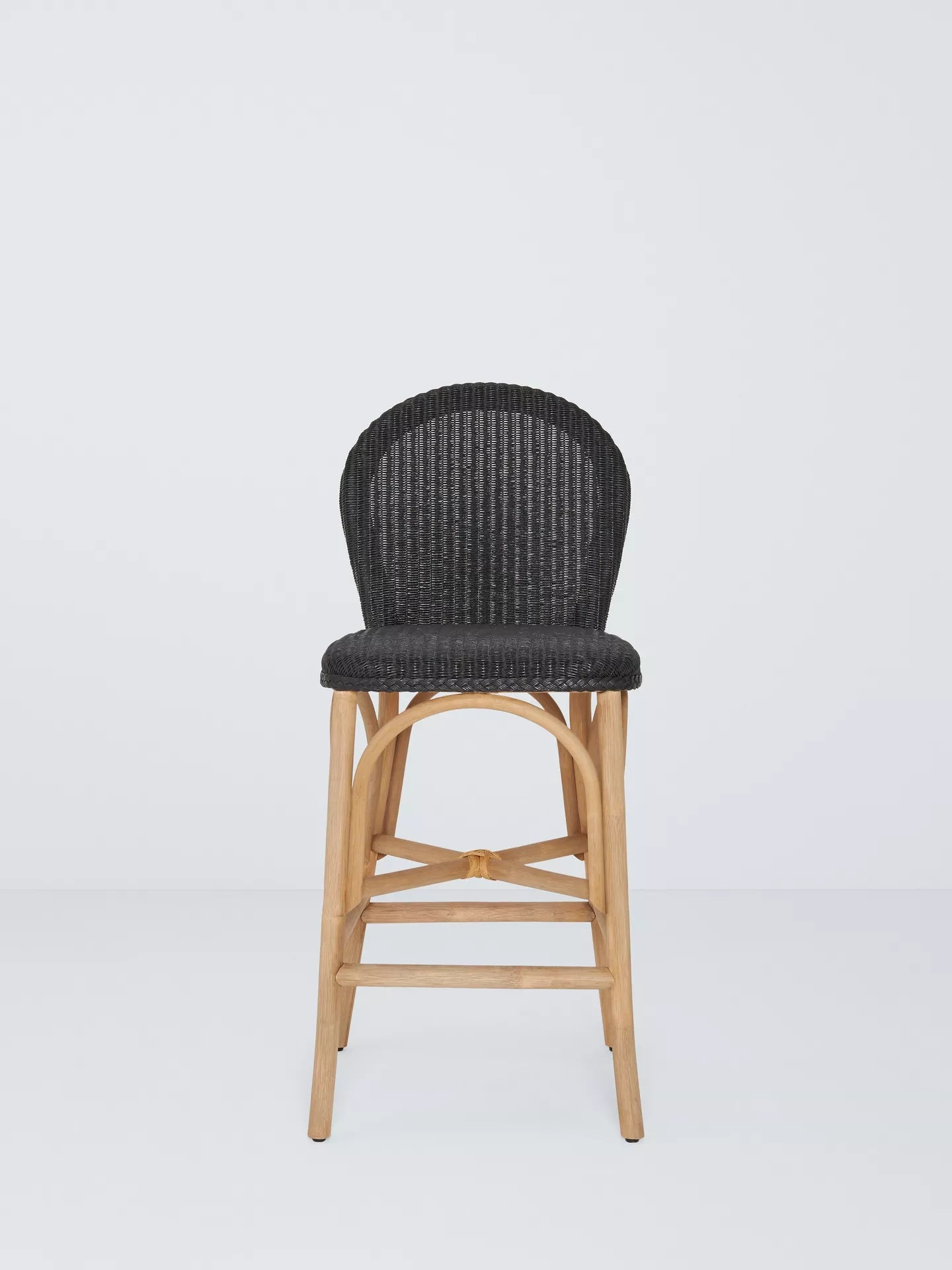 John Lewis Woven Cane Bar Stool, Sage/Natural