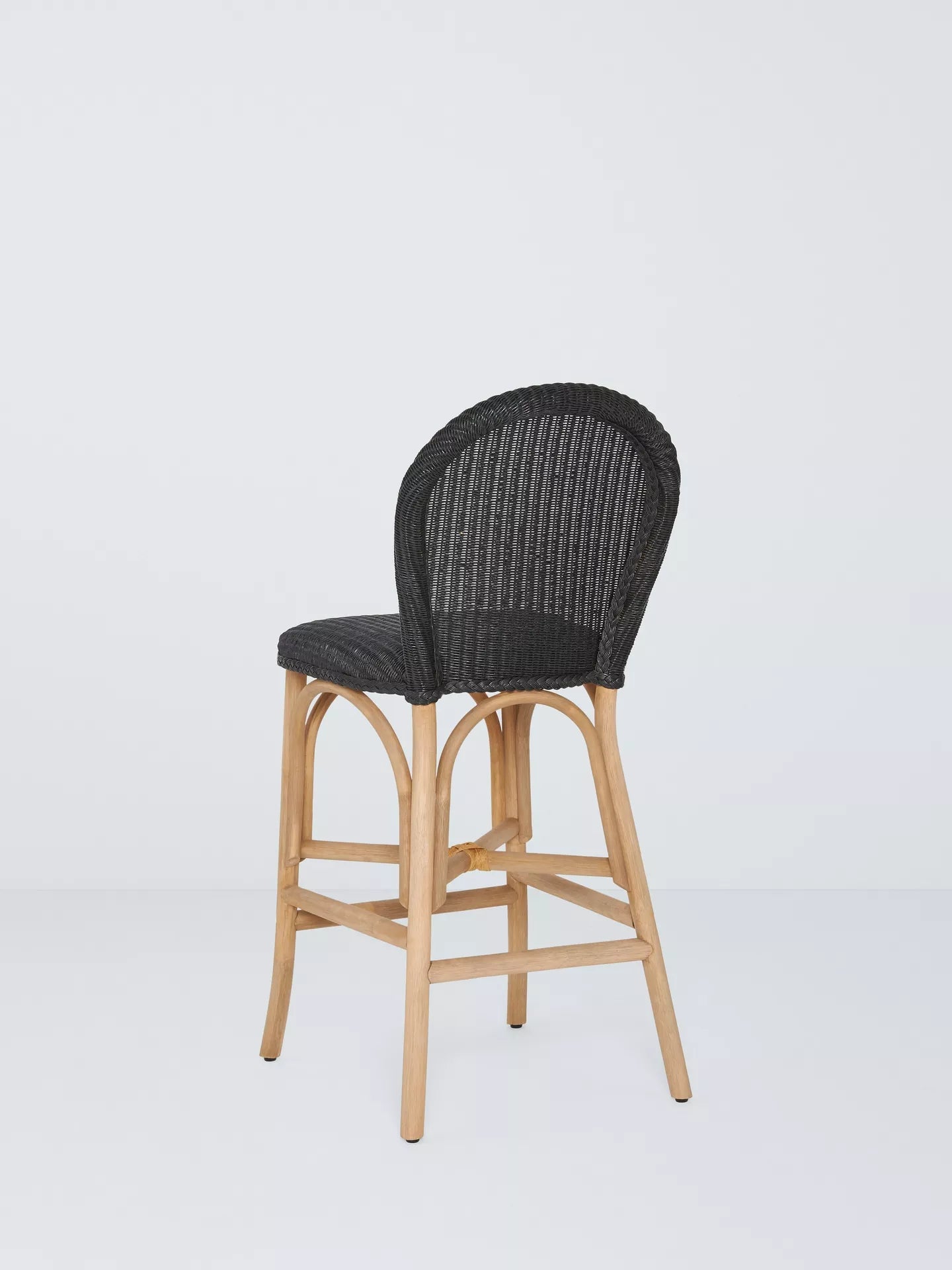 John Lewis Woven Cane Bar Stool, Sage/Natural