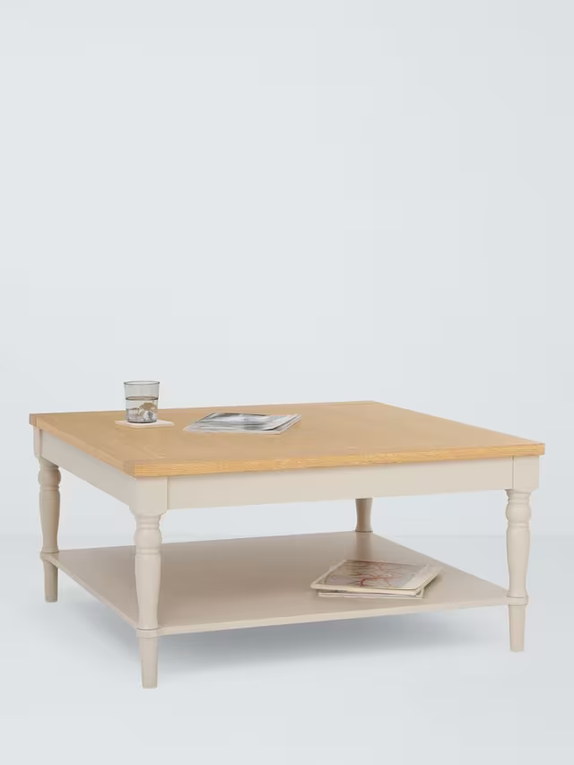 John Lewis Foxmoor Square Coffee Table, FSC-Certified Natural