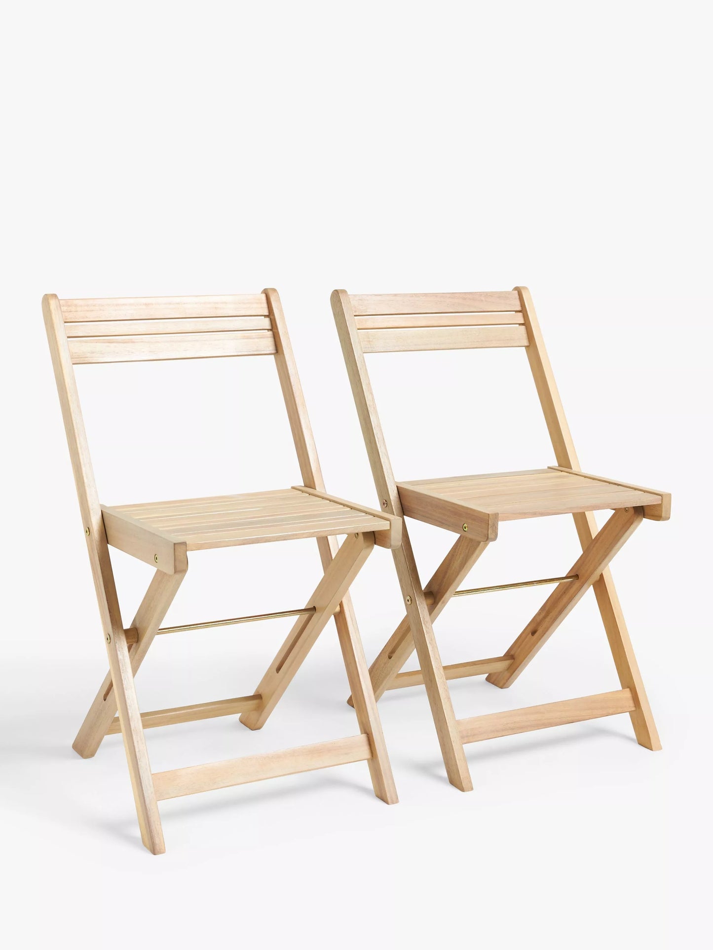 John Lewis ANYDAY Acacia Wood Foldable Garden Chairs