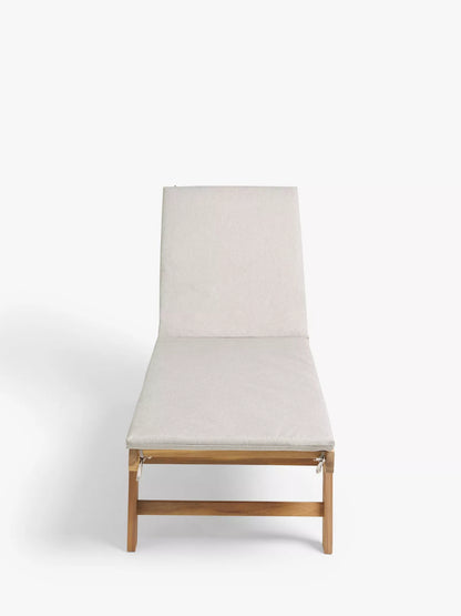 John Lewis Acacia Wood Sun Lounger, Natural