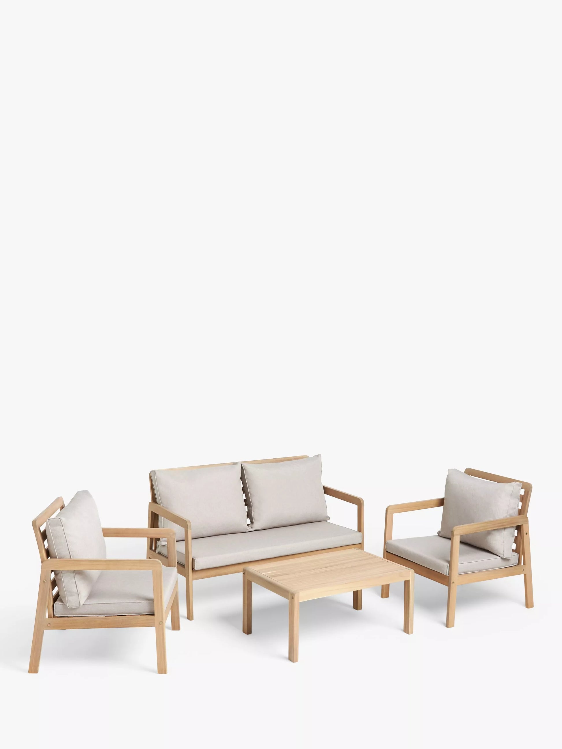 John Lewis Acacia Wood 4-Seater Gar
