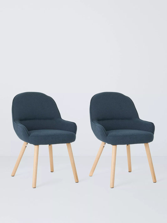 John Lewis Nesto Dining Chair, Set of 2,  Blue