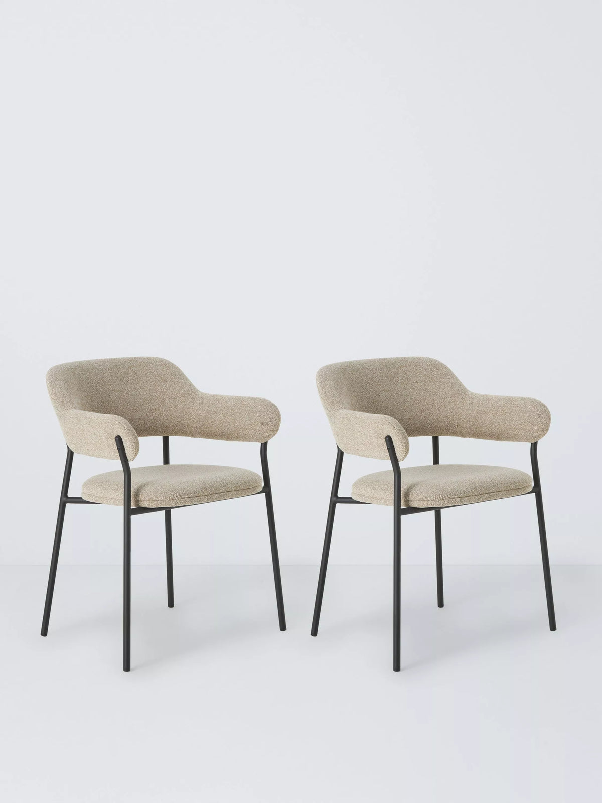 John Lewis Wise Dining Armchair, Set of 2, Taupe Kitchen