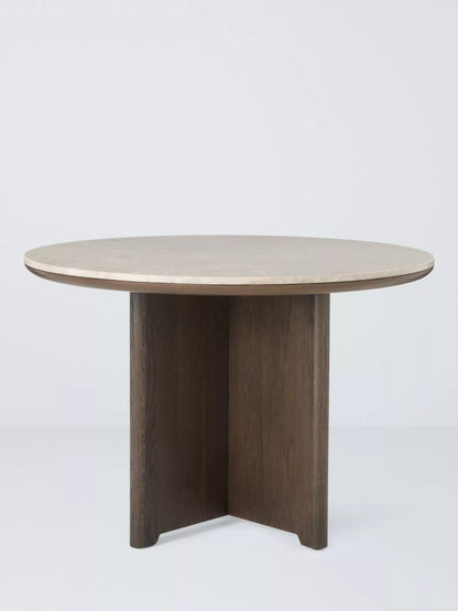 John Lewis Ritz Marble Dining Table, Brown