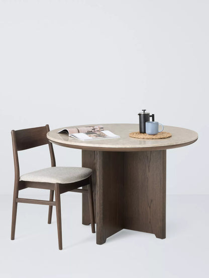 John Lewis Ritz Marble Dining Table, Brown