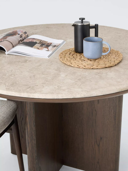 John Lewis Ritz Marble Dining Table, Brown