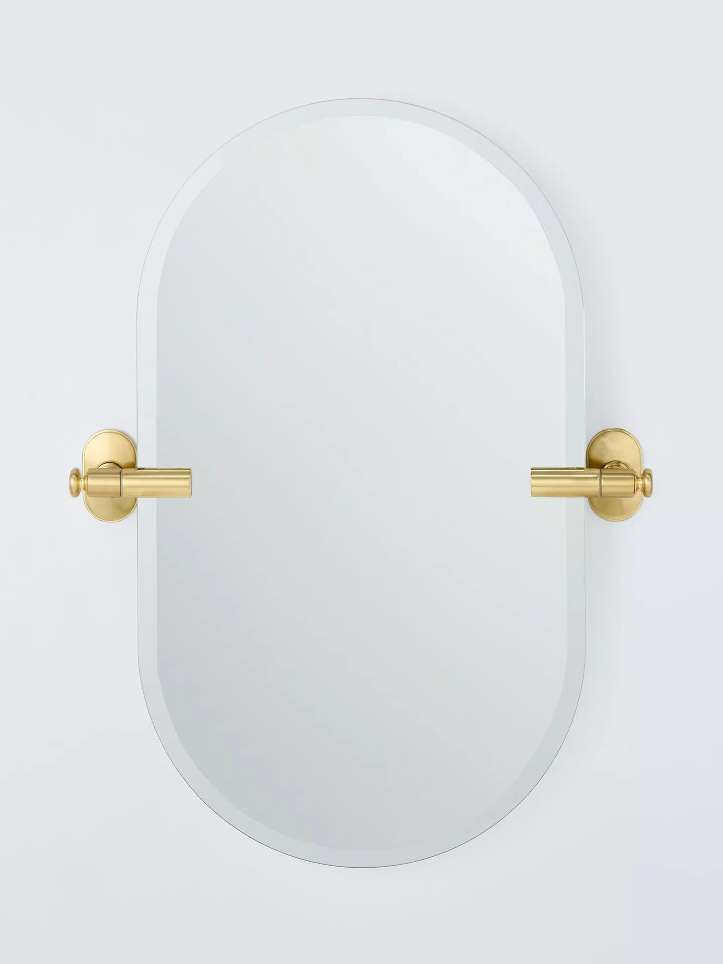 John Lewis Heritage Bathroom Mirror, Brushed Brass