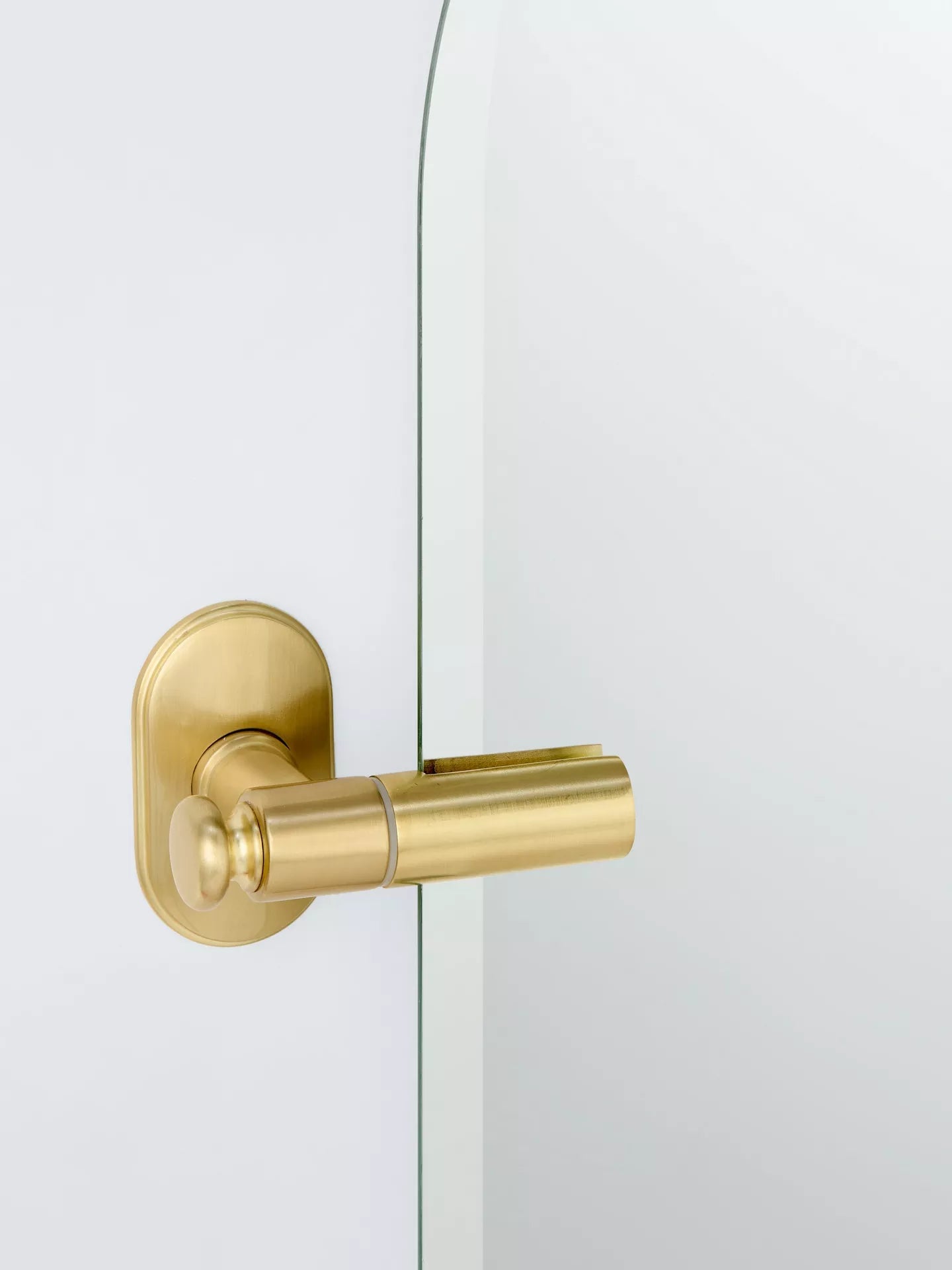 John Lewis Heritage Bathroom Mirror, Brushed Brass