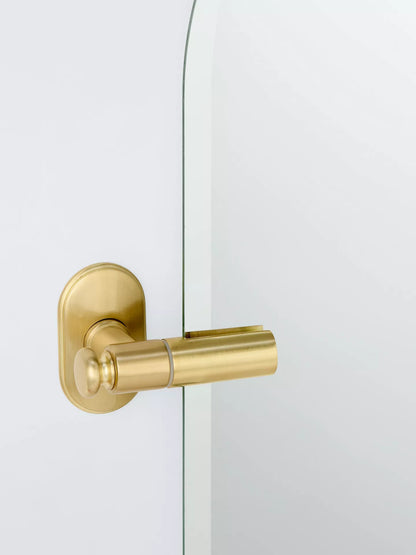 John Lewis Heritage Bathroom Mirror, Brushed Brass