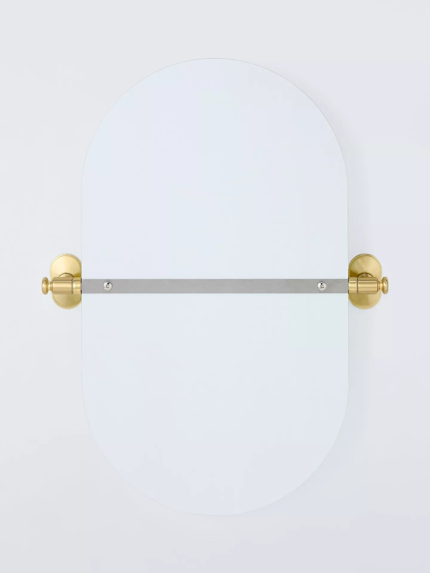 John Lewis Heritage Bathroom Mirror, Brushed Brass