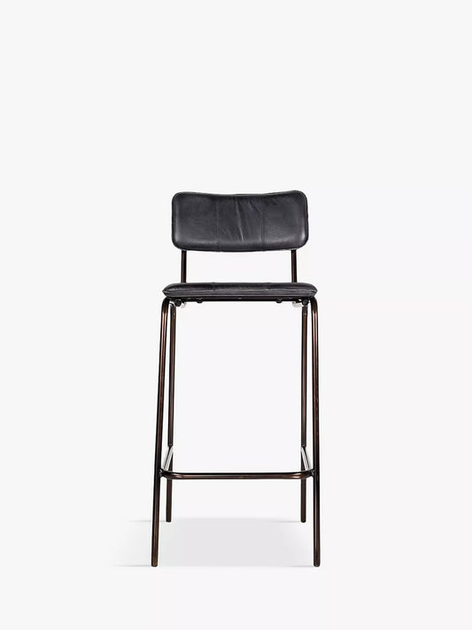 nkuku Ukari Counter Chair, Black