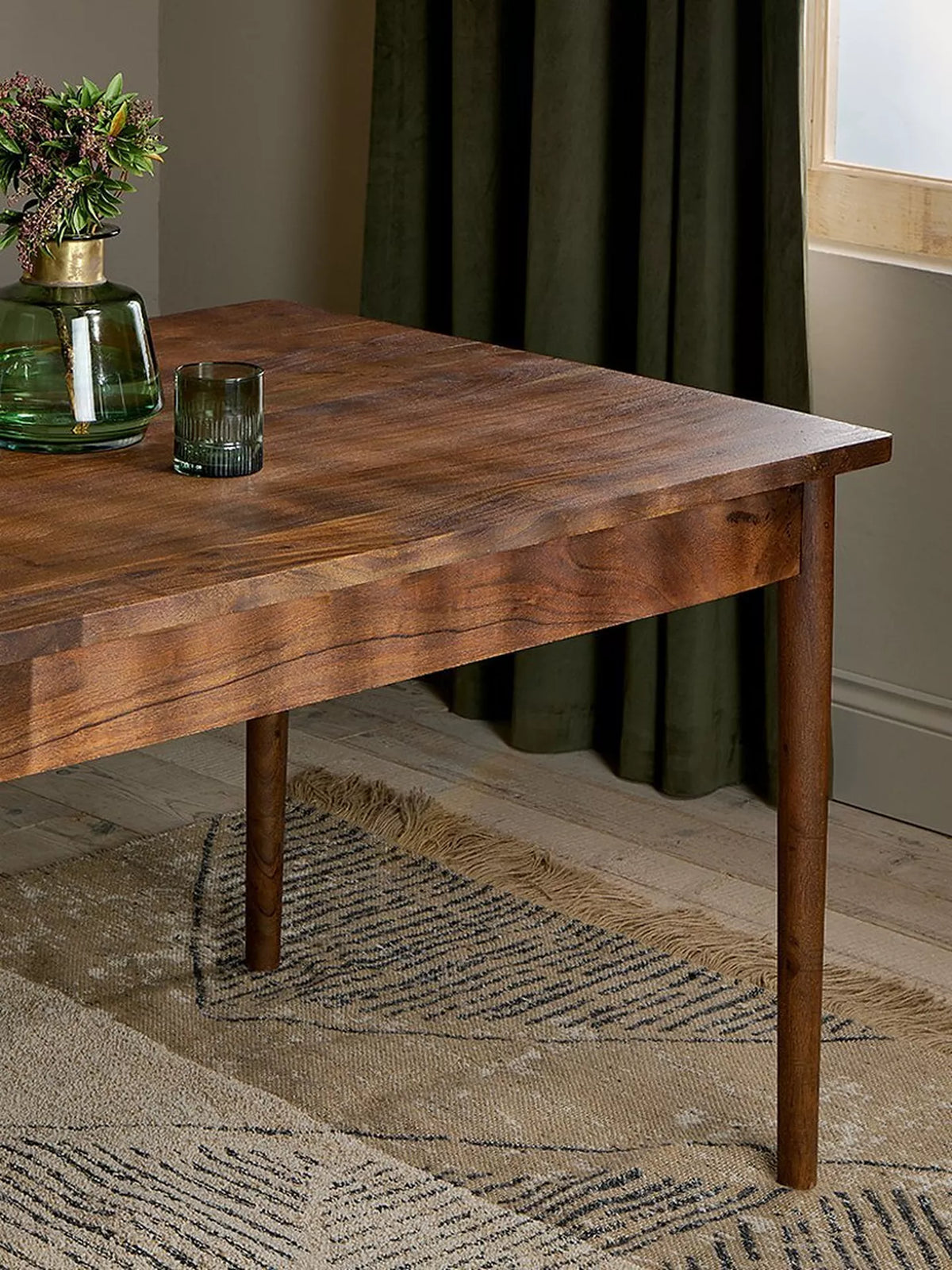 nkuku Anbu Acacia 6 Seater Small Dining Table