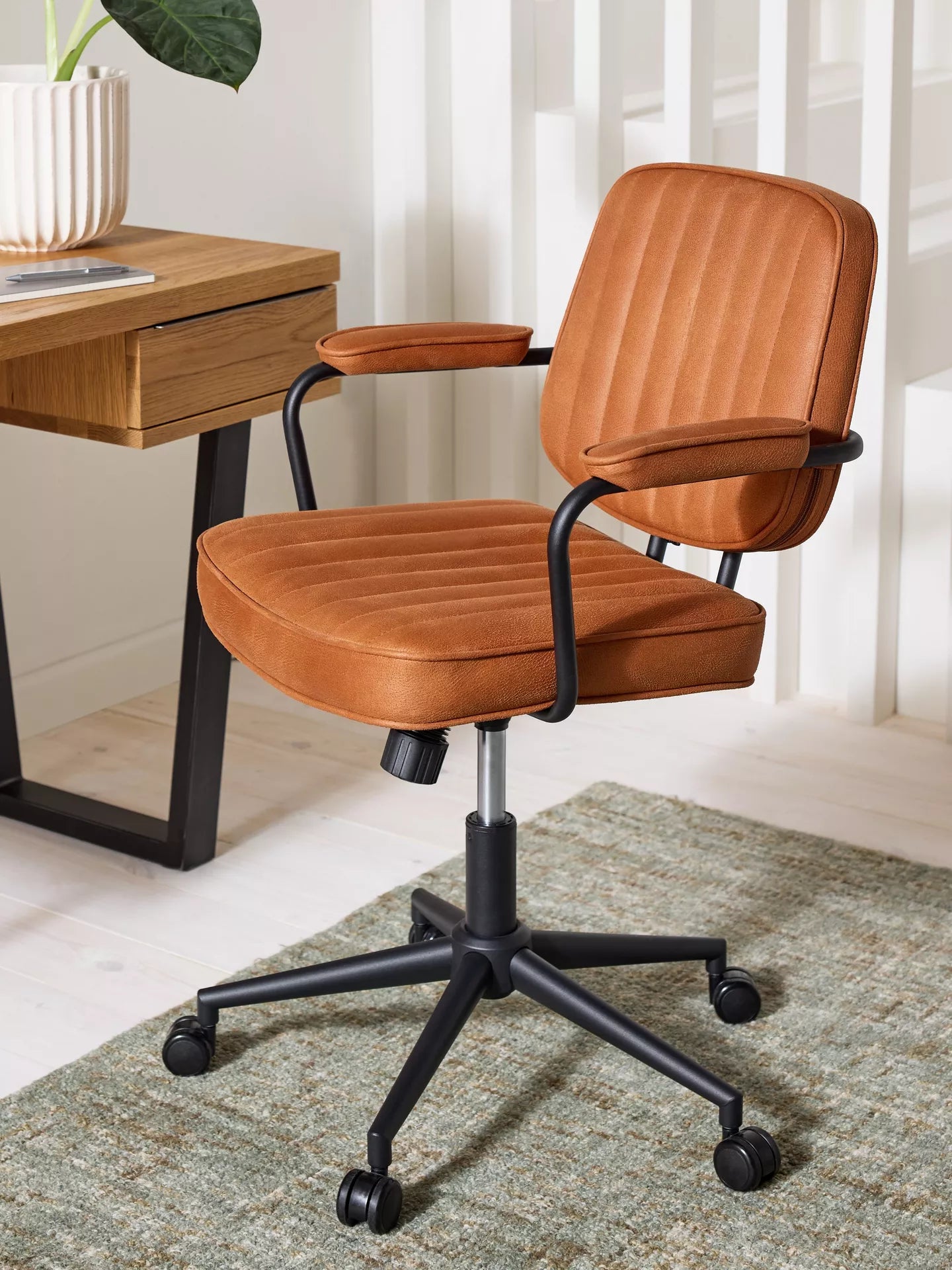 John Lewis Rowley Office Chair Whisky