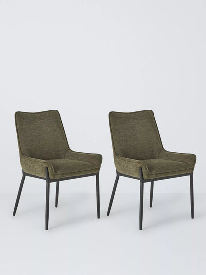 John Lewis Calgary Dining Side Chair, Set of 2, Green